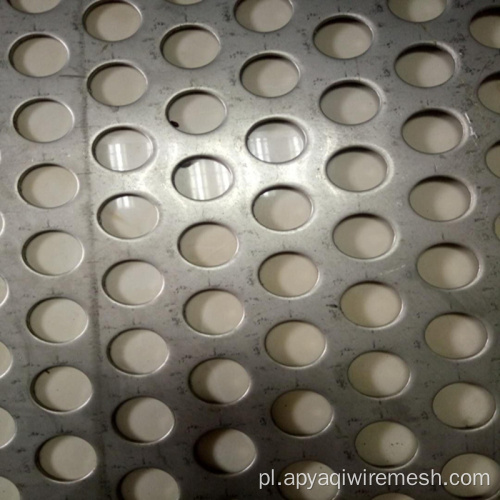 Perforowany metalowy kształt okręgu kształt otworu Perforowana siatka